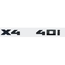 X4 40i Siyah Bagaj Yazısı 3a 3d 3abs