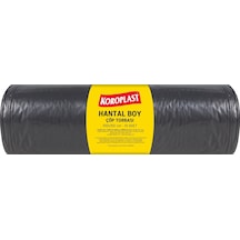 Endüstriyel Hantal Boy Siyah Çöp Poşeti 10'lu 100x150 Cm, Yırtılmaz & Sızdırmaz, Çift Katlı, Geri Dönüştürülebilir Çöp Torbası, Fabrika, Depo, İnşaat, Otel, Restoran, Hastane, Atölye