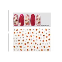 3D Yapışkan Tırnak Sticker Tırnak Tatto Nail Art F451
