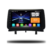 Snp Serisi Renault Clio 3 Uyumlu 4-64gb Hafıza Multimedya Sistemi Ve Geri Görüş Kamerası 9"