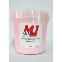 M1 Art Toz Pembe Su Bazlı Vernikli Yenileme Boyası 1 L