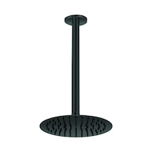 Gpd Ankastre Duş Başlığı Oval Slim Metal 20 Cm Siyah Ads18-s Siyah