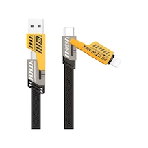 Snapbuy 4'ü 1 Arada Dönüştürücülü Hızlı Şarj Kablosu 1 Metre 1 Metre