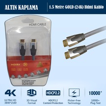 1.5 Metre Hdmi Kablo Altın Kaplama 3D Destekli 4K Destekli Kablo