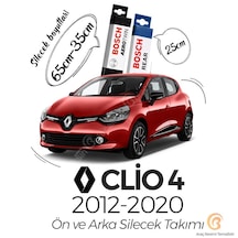 Bosch Aerotwin Renault Clio 4 2012 - 2020 Ön ve Arka Silecek Seti