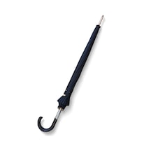 Baginn Protokol Baston Şemsiye 16 Fiber Telli Siyah Renk 115 Cm Çap Kapalı Boyut 95 Cm Kılıfsız Siyah
