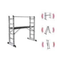Endokon 2 7 192 Cm Portatif Alüminyum İskele Merdiven Kombinasyonu