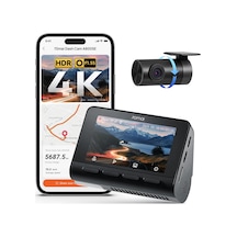 70mai A800se Dashcam Araç Ön Arka 4k Hdr 2160p+1080p, Çift Araç Kamerası 3" Ips, F1.55 Açıklıklı Gece Görüşü, 210s Buffer Acil Durum Ön Kayıt, Park İzleme Micro Sd Kart Dahil Değil