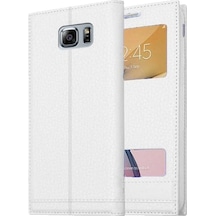 Samsung Galaxy Note 5 Uyumlu Pencereli Kapaklı Magnum Kılıf