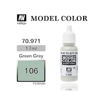 17 Ml. 106 Green Grey-matt Model Color Serisi Maket Boyası, Vallejo 70971 Standart