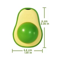 Avokado Tasarımlı Kedi Yalama Topu Çok Renkli