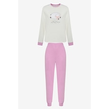 Penti Nap Time Lila Pantolon Pijama Takımı Çok renkli