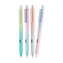 Wrıtech W-0171 Aurora Mavi-pembe Gövde Mavi Jel Kalem - 12'li Kutu Ahşap