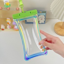 Skycity Yeşil Sarı Tpu Su Geçirmez Telefon Çantası - Yüzme, Dalış, Akşam Yürüyüşü İçin Dayanıklı Ve Şeffaf Koruma Kılıfı Sarı - Yeşil