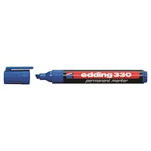 Edding 330 Mavi Permanent Kesik Uç Marker Kalem