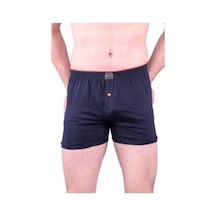 Erkek Gri Önü Düğmeli Pamuklu Boxer 1146 6'Lı Paket 001