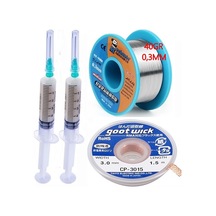 Flux Lehim Toplama,lehim Emme Tel 3,0mm Ve Lehim Teli 40gr 03mm 4