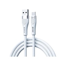 66w Type-c Hızlı Şarj Ve Data Kablosu 1.3m Beyaz Az-b02a