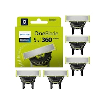 Philips Oneblade Original 360 Bıçaklar 5'li Paket Model Qp450/50