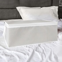 Baza Altı Düzenleyici Kumaş Hurç Büyük Boy Organizer 65 X 45 X 22 1 Adet Gri Büyük Boy Çok Renkli