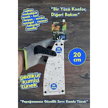 Venty 20 cm Pedikür Kumlu Stand Tünek | Sultan Lori Konur Monk Forpus | Gaga ve Tırnak Bakımı | T486