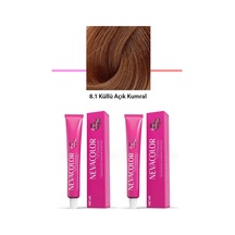 2 Li Set Premium 8.1 Küllü Açık Kumral - Kalıcı Saç Boyası 2 X 50 G Tüp