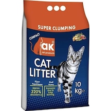 Akkum Marsilya Sabunu Kokulu İnce Taneli Topaklaşan Kedi Kumu 10 KG