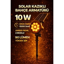 Güneş-solar Enerjili 10 W Yüksek Işık Çim Armetür Günışığı Renk