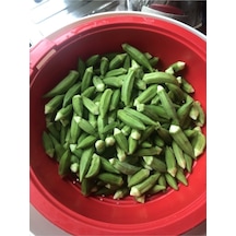 Doğal Küçük Japon Bamyası Sebze Tohumu 100 Ad. Yerli Tohum