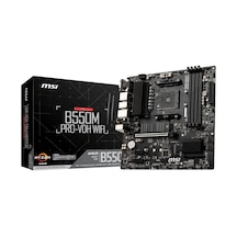 Msı B550m Pro-vdh Wıfı Ddr4 Hdmı Dp Pcıe 4.0 Am4 Matx
