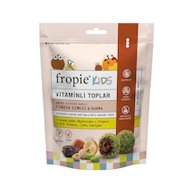 Fropie Vitaminli Kids Meyve Topları - Antep Fıstığı Kaplı & Fındık Ezmeli 80 G