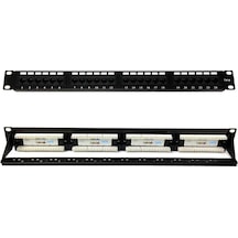 24 Port Cat6 Patch Panel 24 Port Ethernet Panel