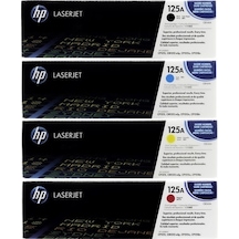 Hp 125a Toner 4'lü Set Cb540a-cb541a-cb542-cb543a Cm1312
