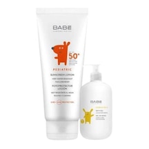 Babe Pediatric Sunscreen Lotion SPF 50+ 100 ML + Banyo Jeli 100 ML