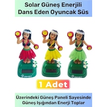 Özel Üretim Solar Güneş Enerjili Hediyelik Dekoratif Çocuk Bebek Oyuncak Süs Dans Eden Kız