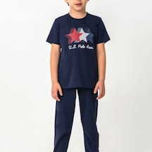 U.s.polo U.s. Polo Kısa Kol Pijama Takım Us2441-4 Lacivert
