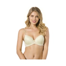 Le Jardin 9700 Balenli Desteksiz Taş Detaylı Soft Cup Micro Sütyen Bej