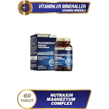 Nutraxin Magnezyum Complex 60 Tablet 125 Mg - Bisiglinat - Taurat - Malat - Sitrat - B6