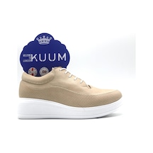 Kuum 4210 Kadın Günlük Spor Ayakkabı Bej