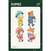 Minik Yağmur İstasyonu 19x25 Cm Ütüyle Uygulanan Baskı Zpz1148 - 928157380