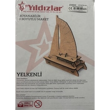 Yıldızlar Demonte 3 Boyutlu Ahşap Maket Yel Değirmeni