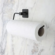 Bay Kendiliğinden Yapışkanlı Siyah Paslanmaz Metal Rulo Havluluk Aparat Najmaddin Diğer
