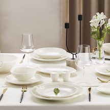 Evaliza Terra Royal 32 Parça 6 Kişilik Yemek Takımı Renkli
