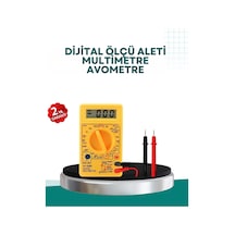 Cosmotex Elektrik Ölçüm Cihazı Dijital Multimetre 10 Amper Destekli