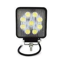 Off Road Sis Lambası Led Kare Çalışma Lambası 9 Ledli 27w