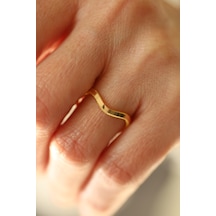 14 Ayar Altın Zikzak Ajda Yüzük - Yzk26915