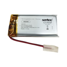602040 3.7v 450 Mah Li-polymer Pil Devreli/1.5a