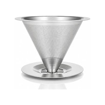 Yeniden Kullanılabilir Paslanmaz Çelik Pour Over Kahve Filtresi Kağıtsız Konik Demleme Süzgeci Diğer