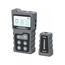 Tograt Nf-488 Dijital Poe Test Cihazı Rj45 Ağ Kablosu Süreklilik Ve Poe Voltaj Akım Güç Ölçer