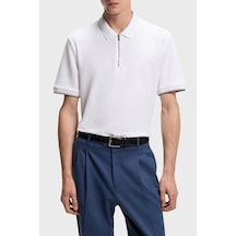 Boss Erkek Polo 50555108 100 Beyaz Beyaz